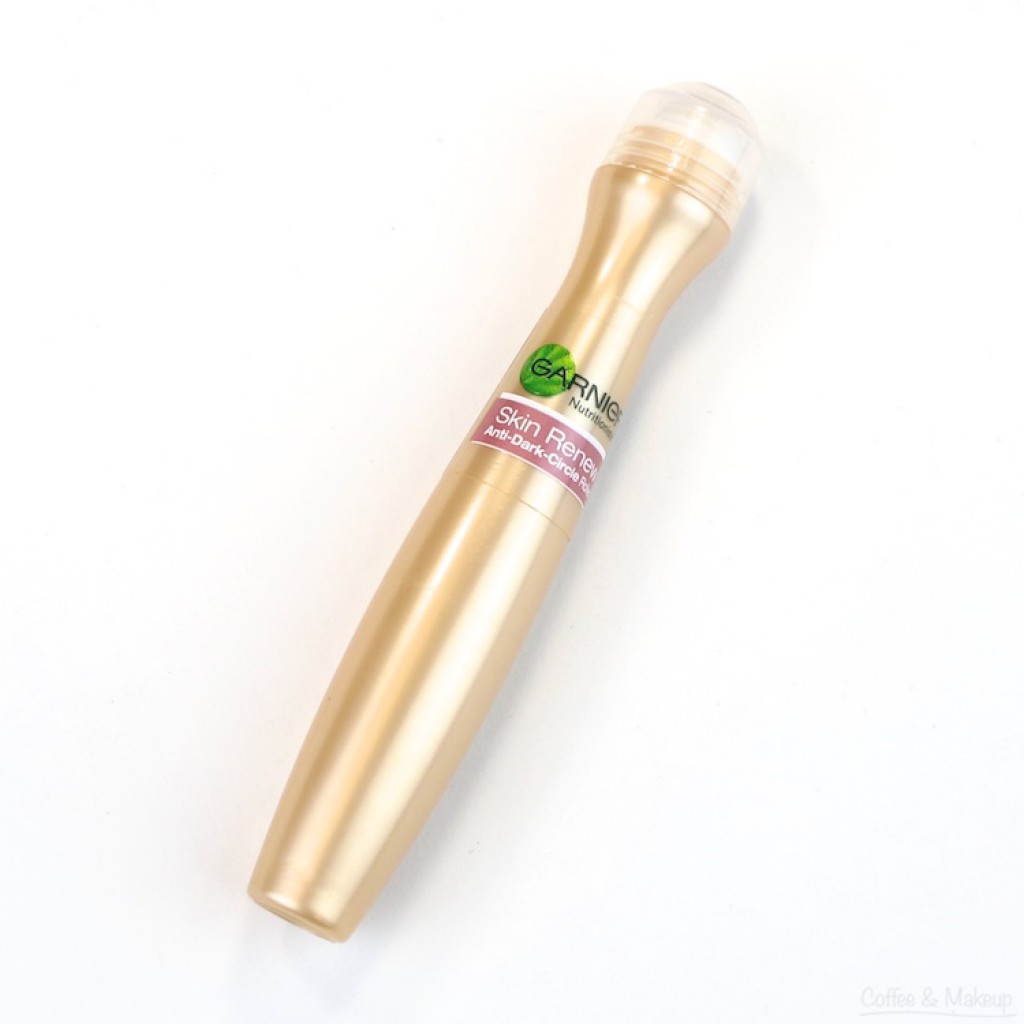 Garnier Skin Renew AntiDark Circle Eye Roller Review Coffee & Makeup