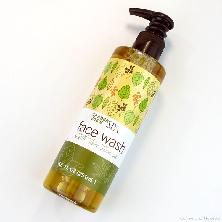 Trader Joe s Spa Face Wash With Tea Tree Oil Review Coffee Makeup