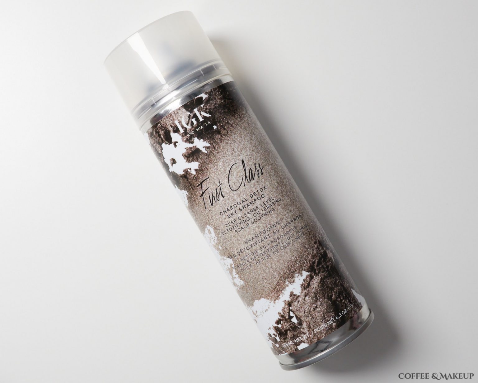 IGK First Class Charcoal Detox Dry Shampoo Review Coffee & Makeup