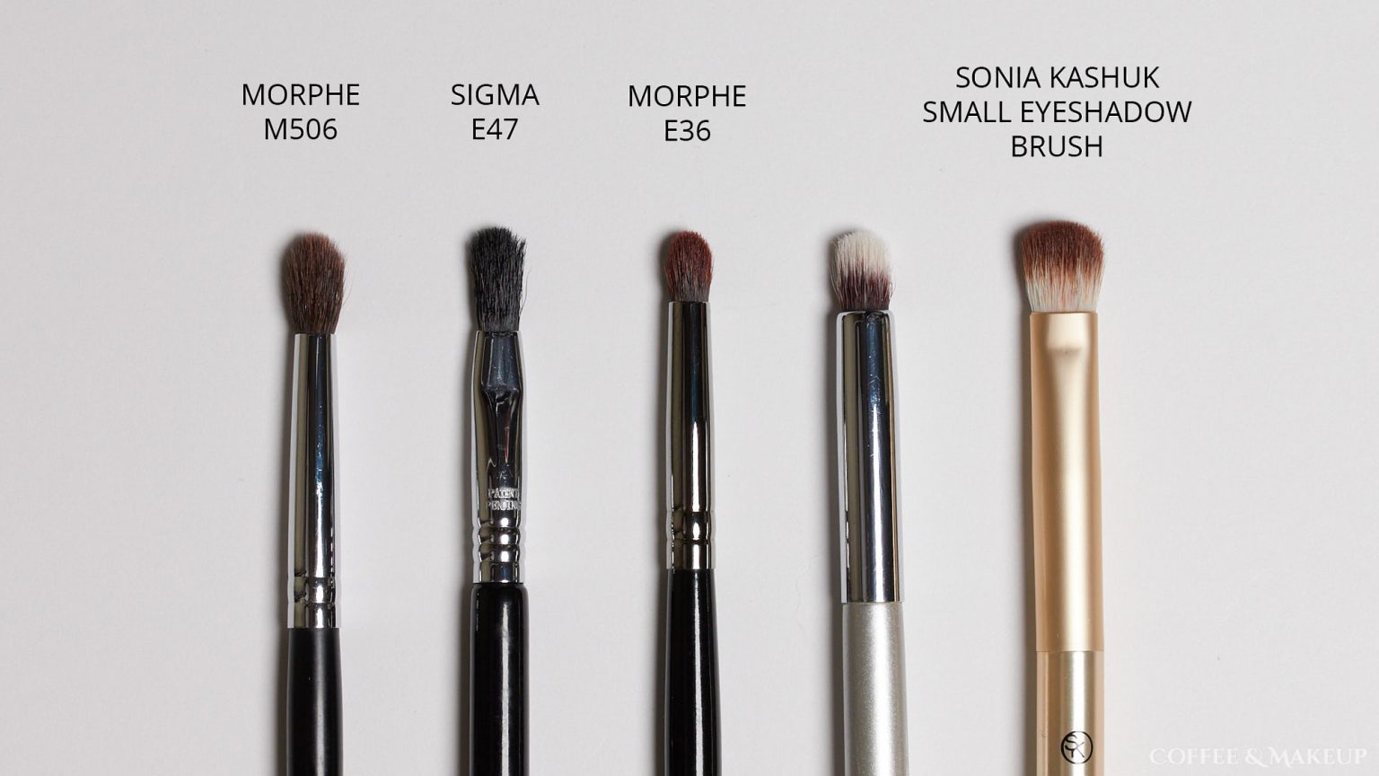 Most Used Brushes Coffee & Makeup