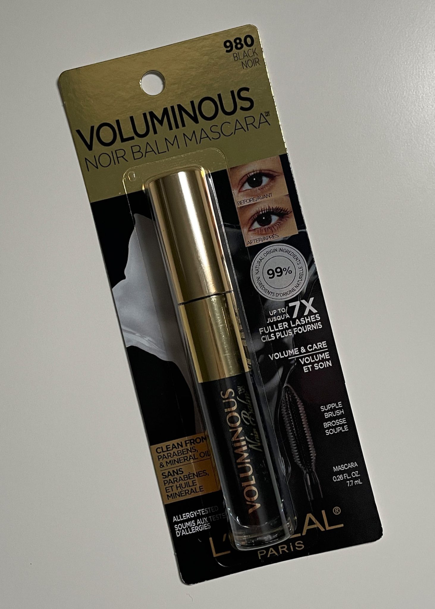 Loreal Voluminous Noir Balm Mascara Review Coffee & Makeup