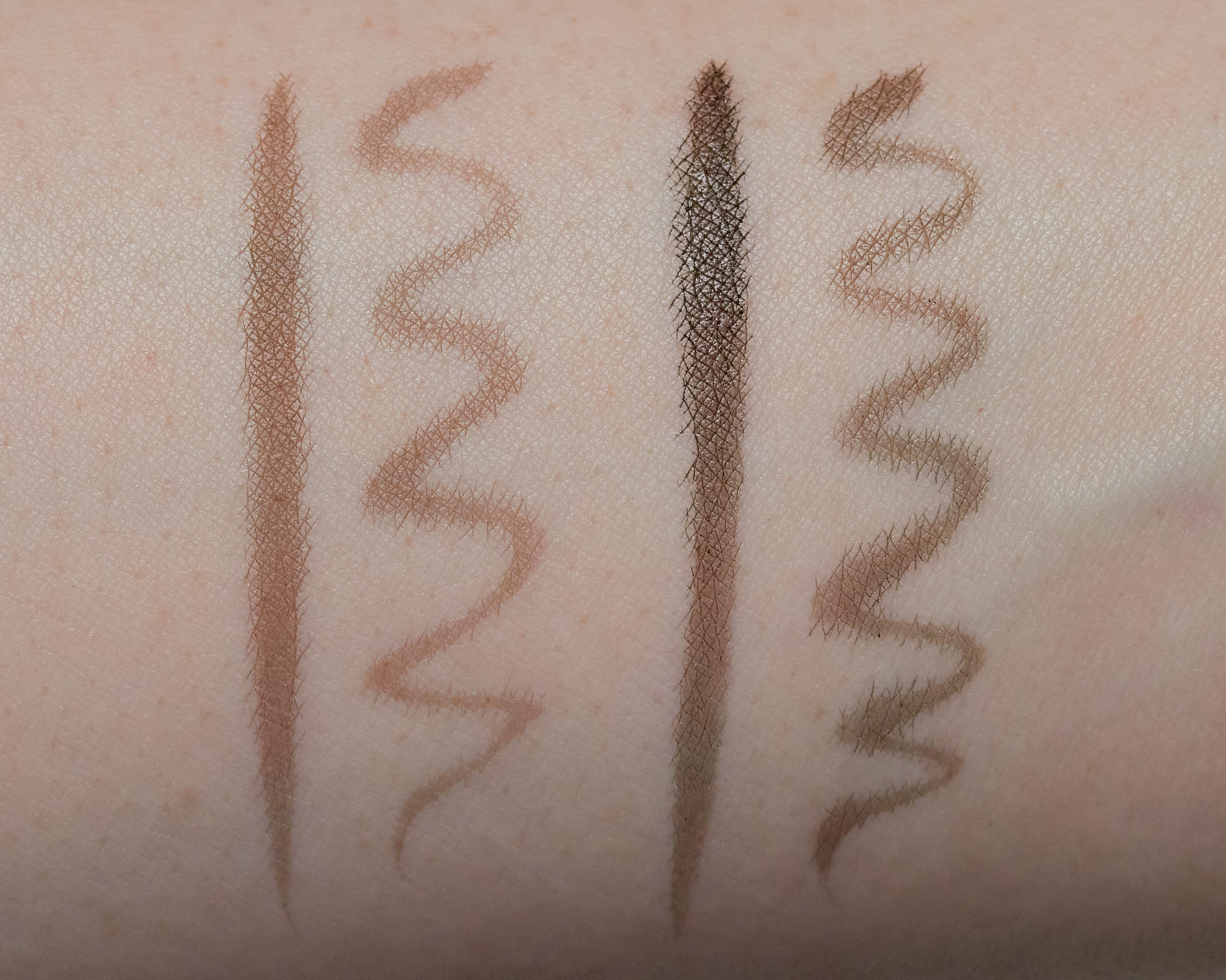 Nyx Brow Pen Swatches