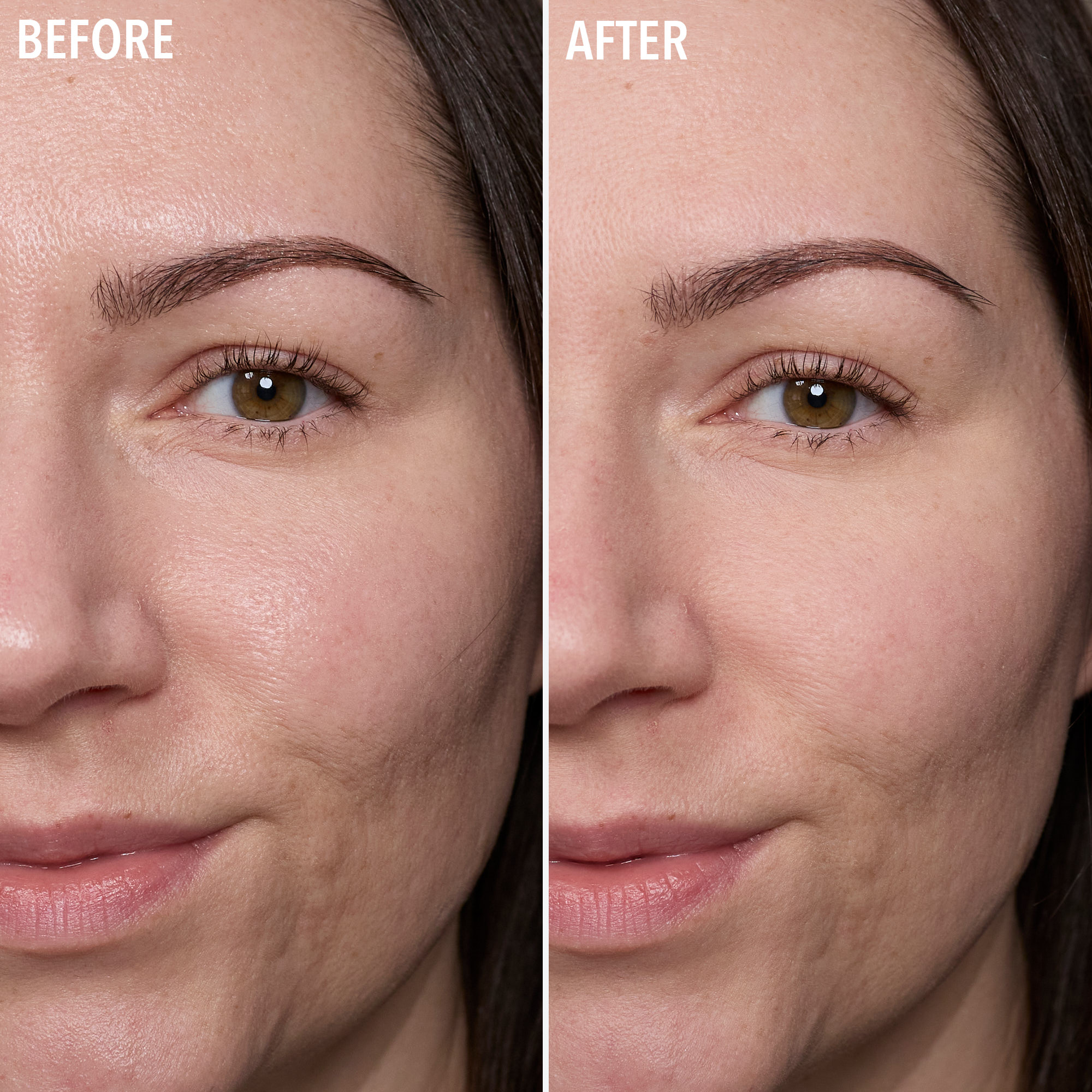 Make Up For Ever HD Skin Setting Powder Before and After