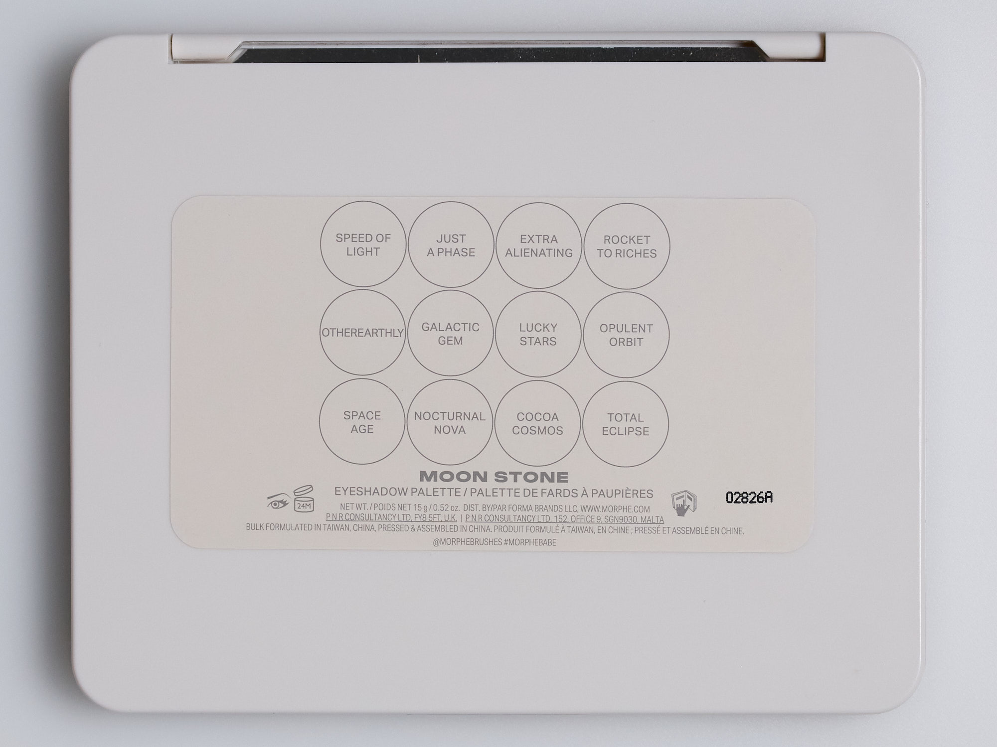 Morphe Moon Stone ChromaPlus 12-Pan Eyeshadow Palette