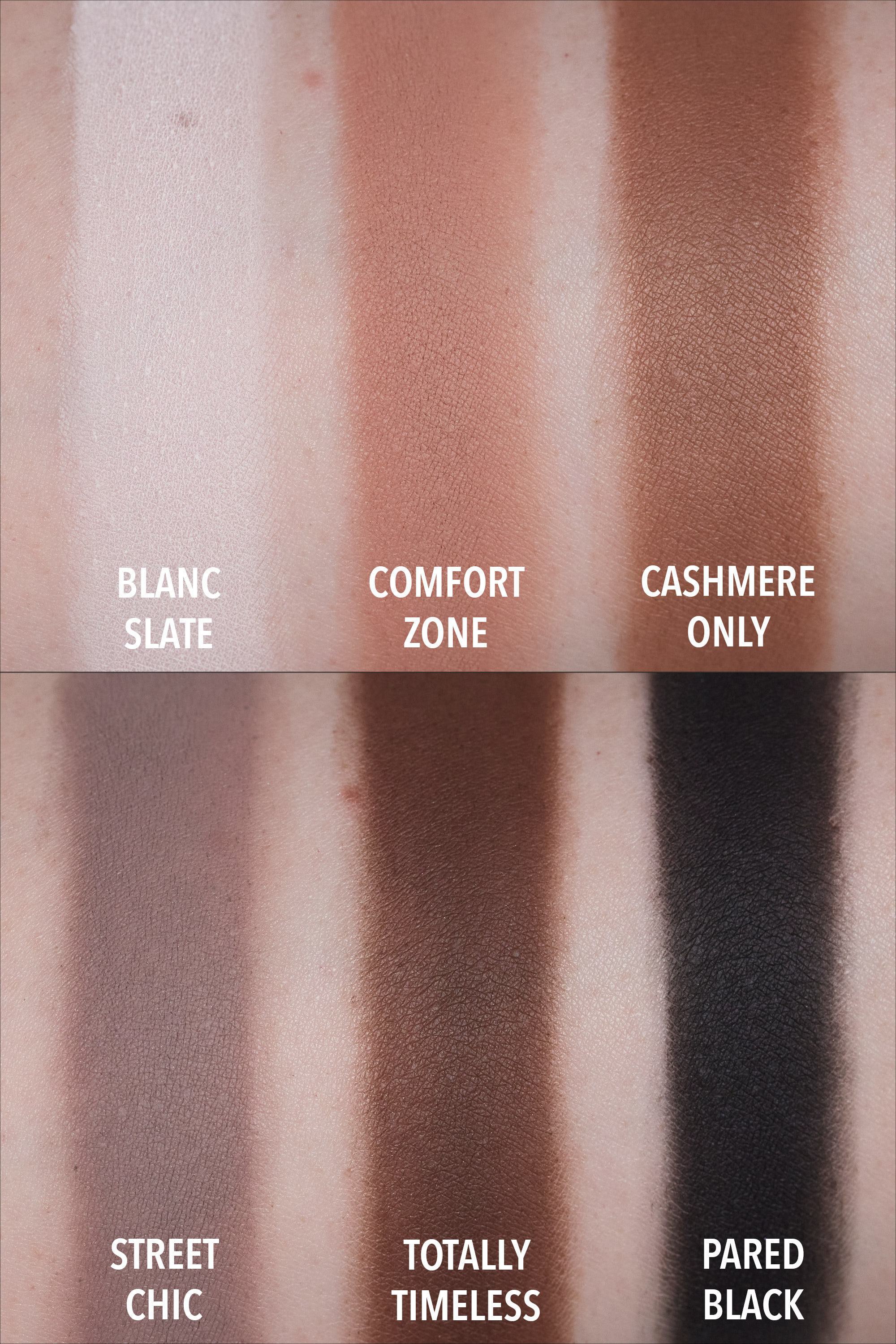 Morphe Underslated ChromaPlus 6-Pan Eyeshadow Palette Swatches